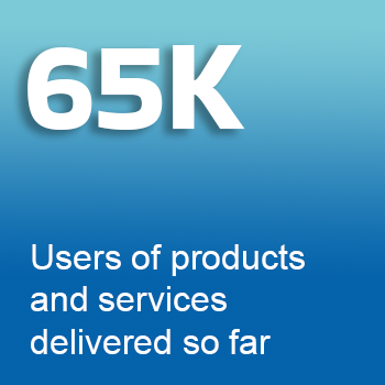 Our products serve a large number of people